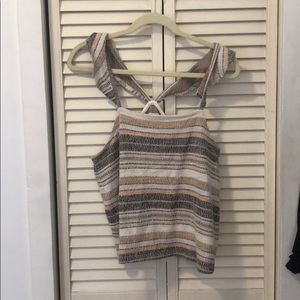 OFFERS ACCEPTED - Madewell Ruffle sleeve tank